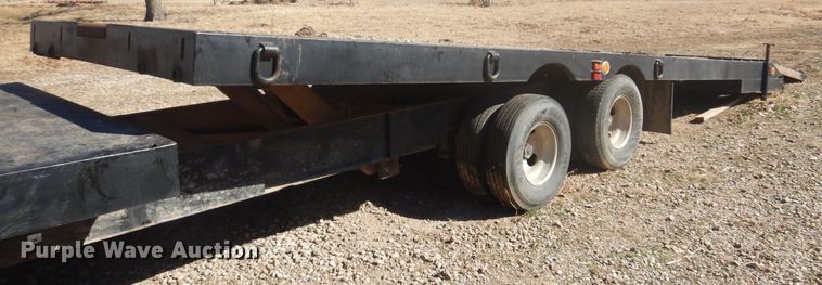 image for item DF0070 1991 Shop Made  tilt deck equipment trailer