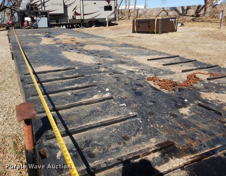 image for item DF0070 1991 Shop Made  tilt deck equipment trailer