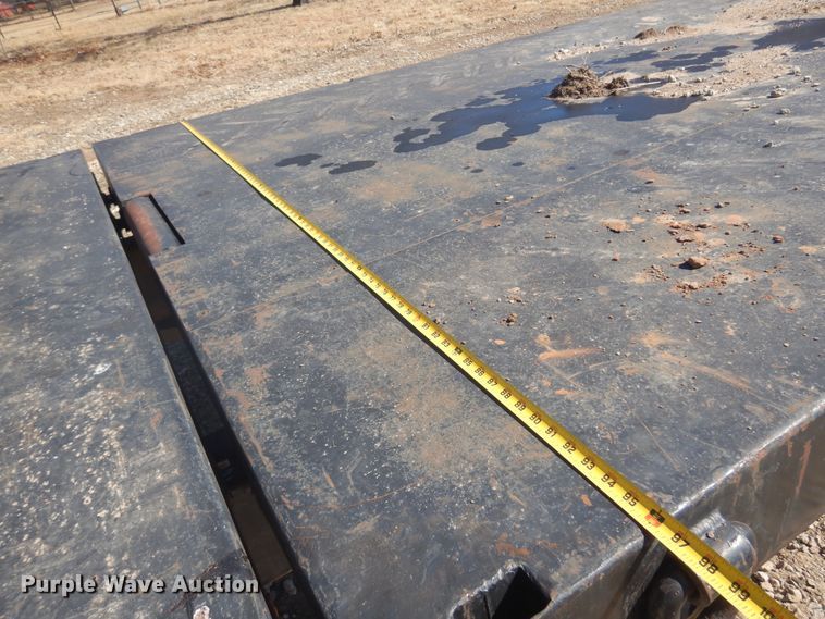 image for item DF0070 1991 Shop Made  tilt deck equipment trailer