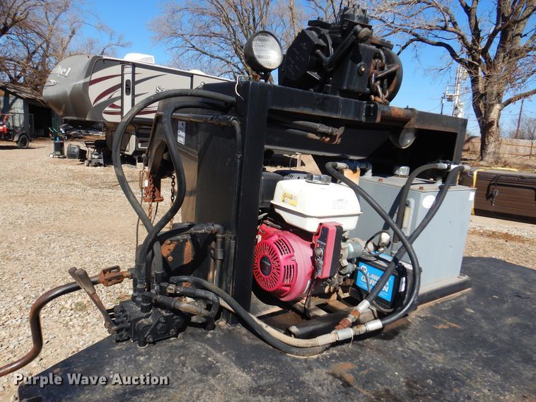 image for item DF0070 1991 Shop Made  tilt deck equipment trailer