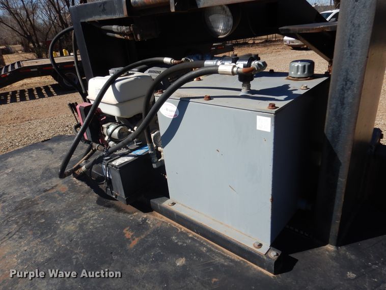 image for item DF0070 1991 Shop Made  tilt deck equipment trailer