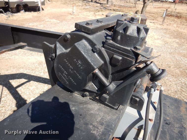 image for item DF0070 1991 Shop Made  tilt deck equipment trailer