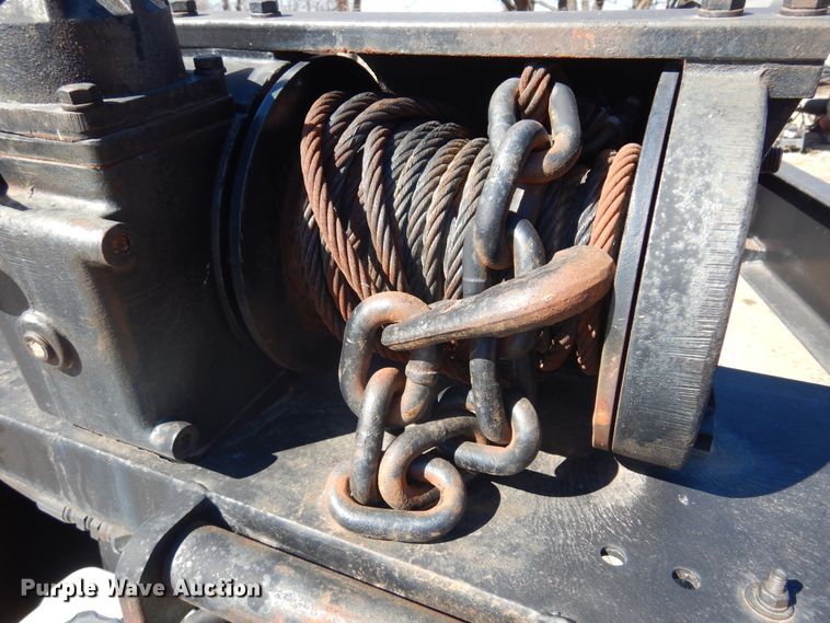 image for item DF0070 1991 Shop Made  tilt deck equipment trailer