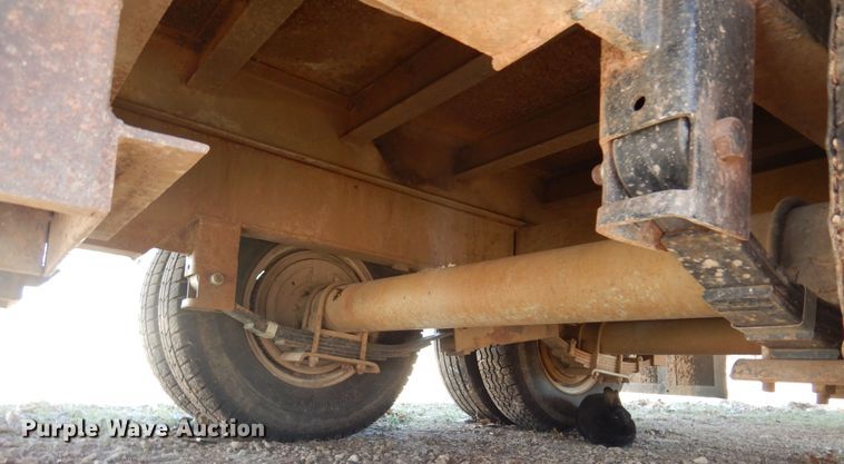 image for item DF0070 1991 Shop Made  tilt deck equipment trailer