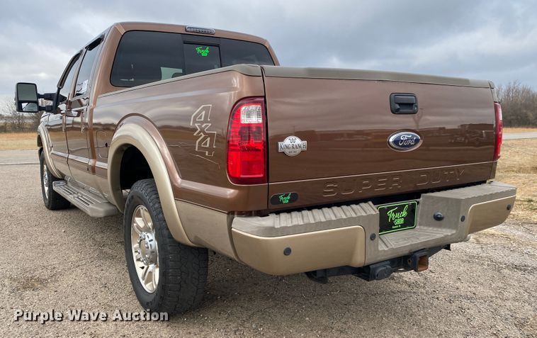 image for item DL6929 2011 Ford F250 Super Duty Lariat King Ranch  Crew Cab pickup truck