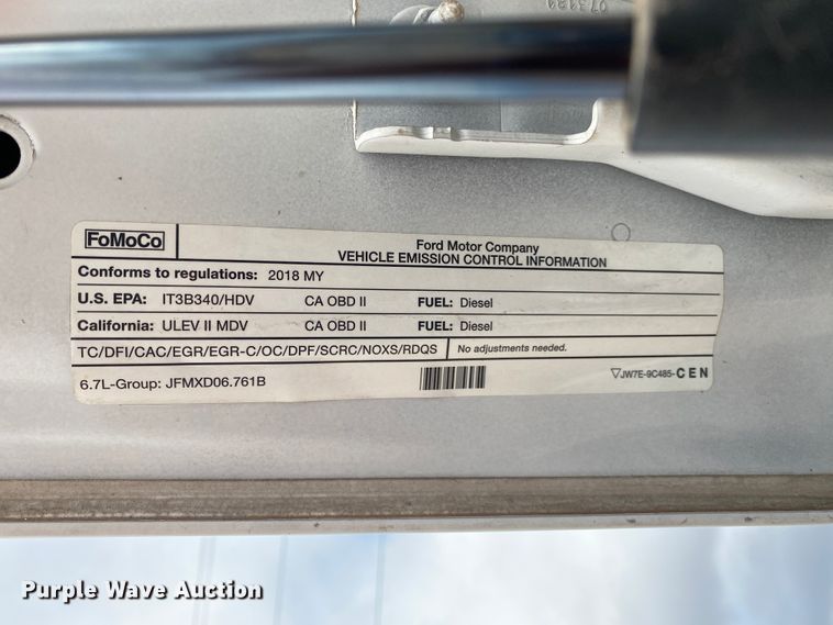 image for item DL6930 2018 Ford F250 Super Duty XL  Crew Cab pickup truck