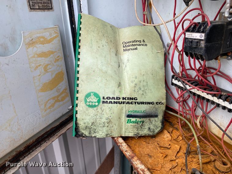 image for item DL6943 Load King  carboard baler