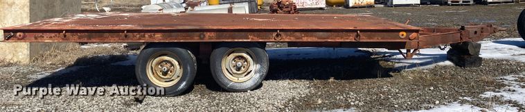 image for item DL6973 Shop built tilt deck utility trailer