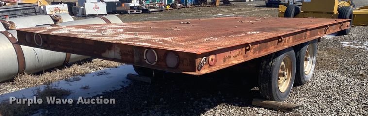 image for item DL6973 Shop built tilt deck utility trailer