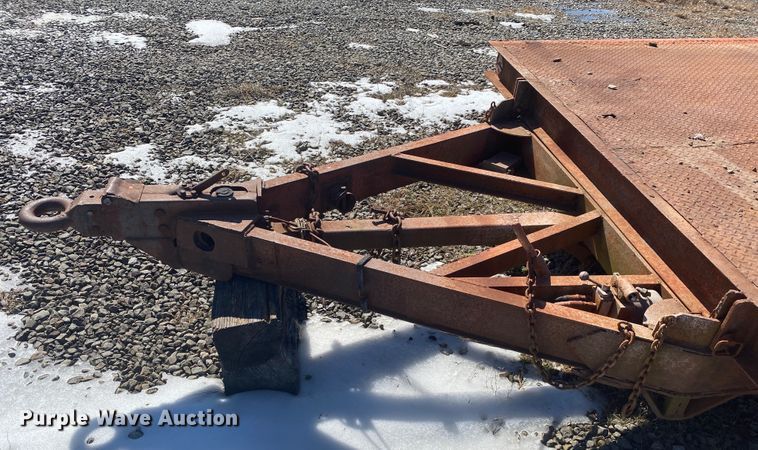 image for item DL6973 Shop built tilt deck utility trailer