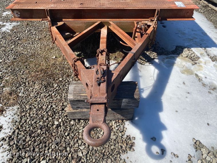 image for item DL6973 Shop built tilt deck utility trailer