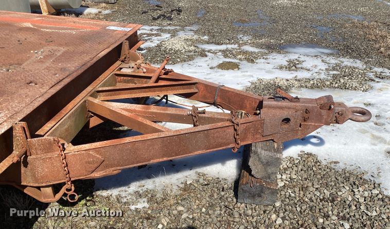 image for item DL6973 Shop built tilt deck utility trailer