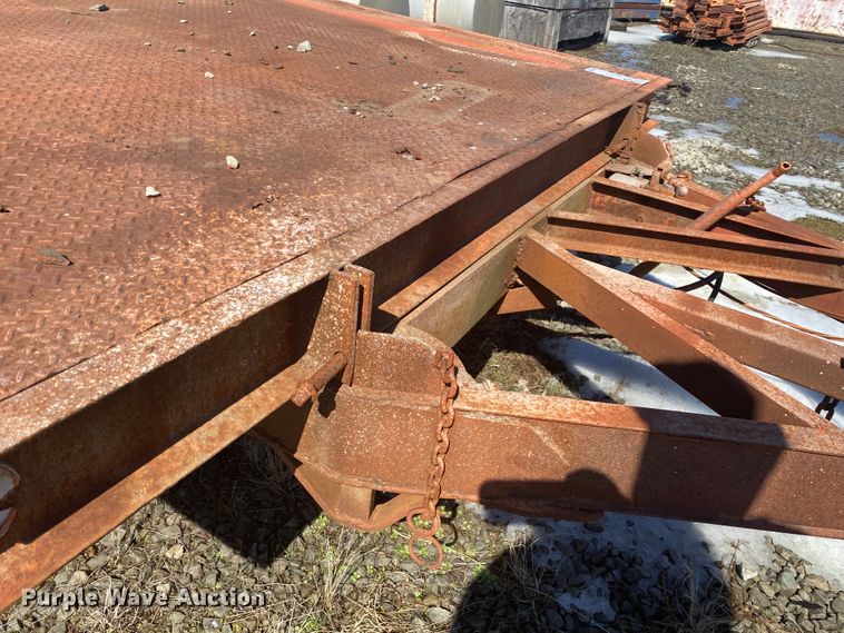 image for item DL6973 Shop built tilt deck utility trailer