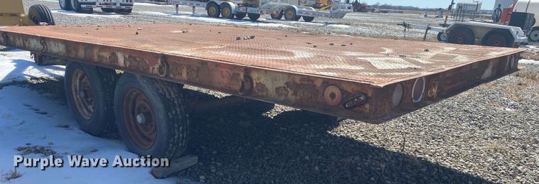 image for item DL6973 Shop built tilt deck utility trailer