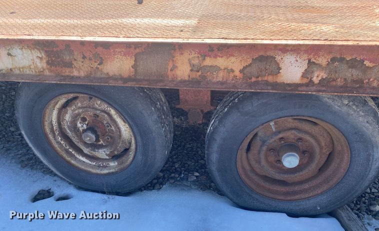 image for item DL6973 Shop built tilt deck utility trailer