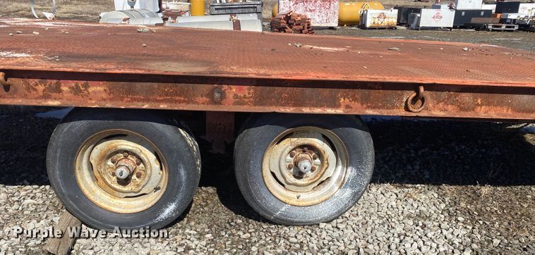 image for item DL6973 Shop built tilt deck utility trailer
