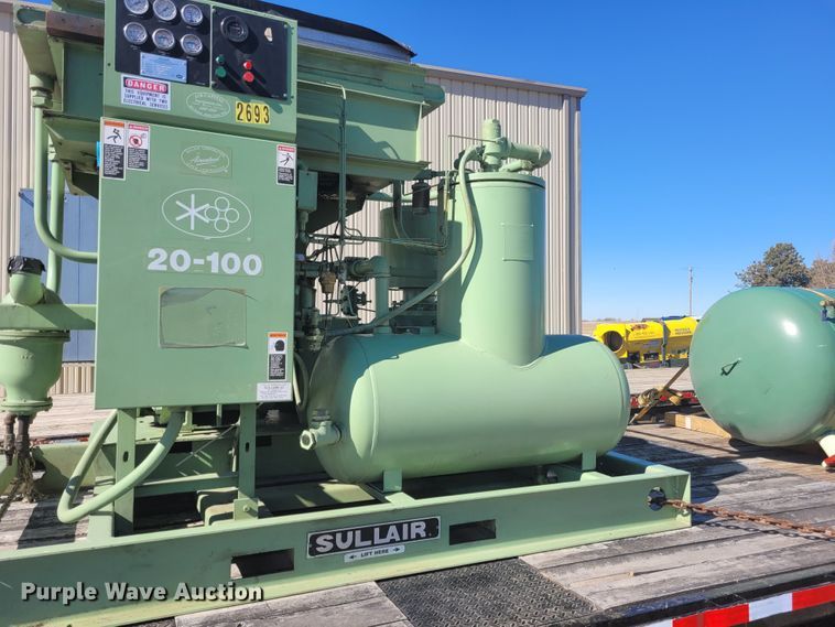 image for item DM1030 Sullair 20-100  air compressor