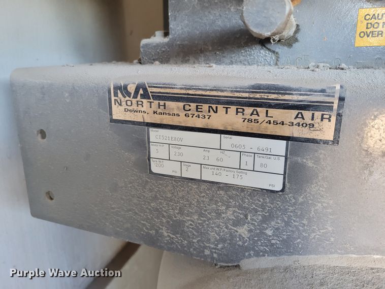 image for item DM1033 (2) Industrial Gold C1521E80V air compressors