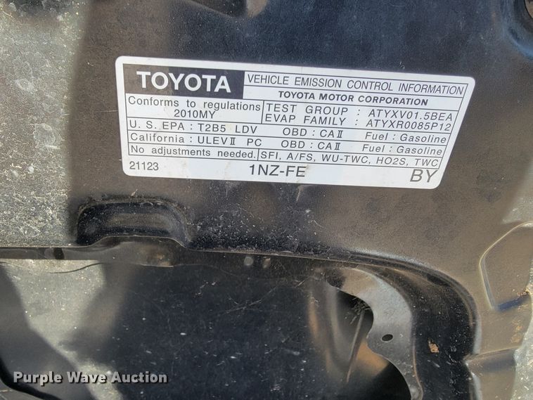 image for item DM7489 2010 Toyota Yaris
