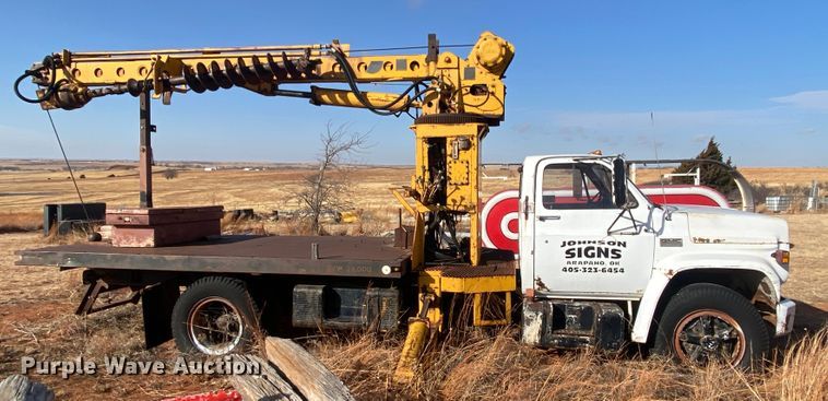 image for item DM8294 1975 GMC 6500  digger derrick truck