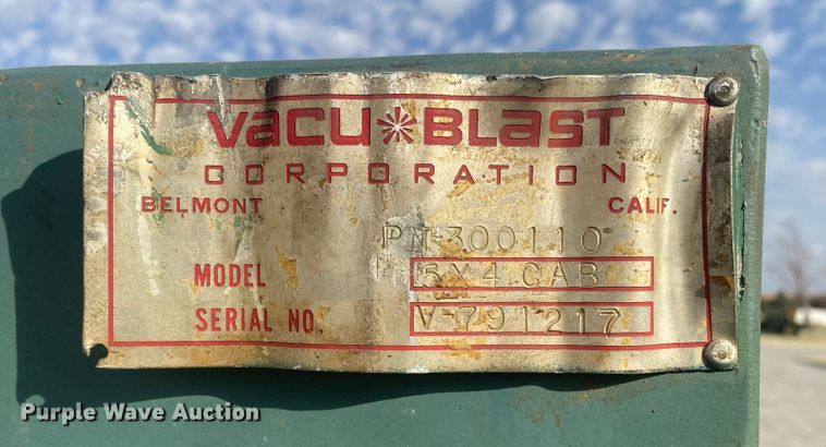 image for item DM8295 VacuBlast MK11P media blast cabinet