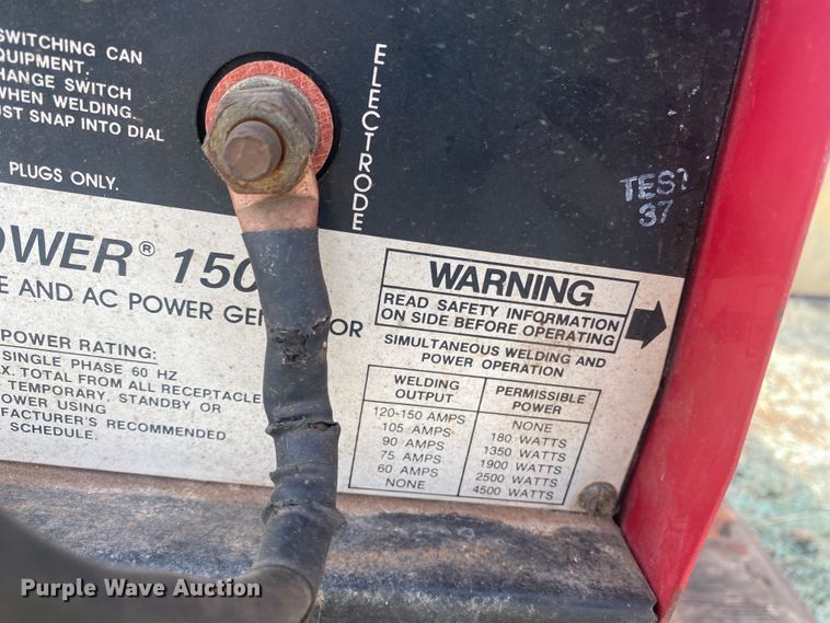 image for item DM8296 Lincoln Electric  AC-150/4.5AS welder/generator