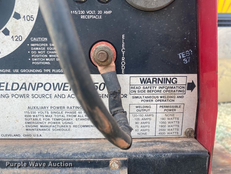 image for item DM8296 Lincoln Electric  AC-150/4.5AS welder/generator