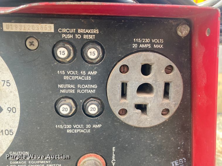 image for item DM8296 Lincoln Electric  AC-150/4.5AS welder/generator