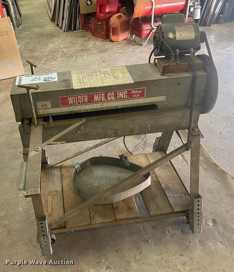 image for item DM8298 Wilder 1624  sheet metal slitter