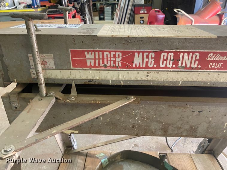image for item DM8298 Wilder 1624  sheet metal slitter