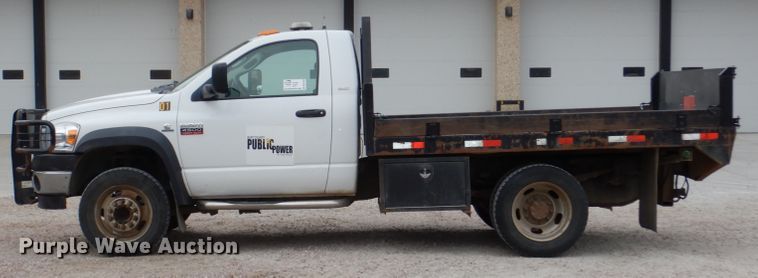 image for item DN7256 2009 Dodge Ram 4500  dump flatbed truck