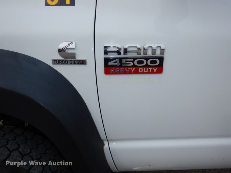 image for item DN7256 2009 Dodge Ram 4500  dump flatbed truck