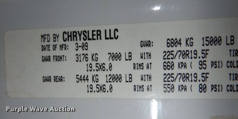 image for item DN7256 2009 Dodge Ram 4500  dump flatbed truck