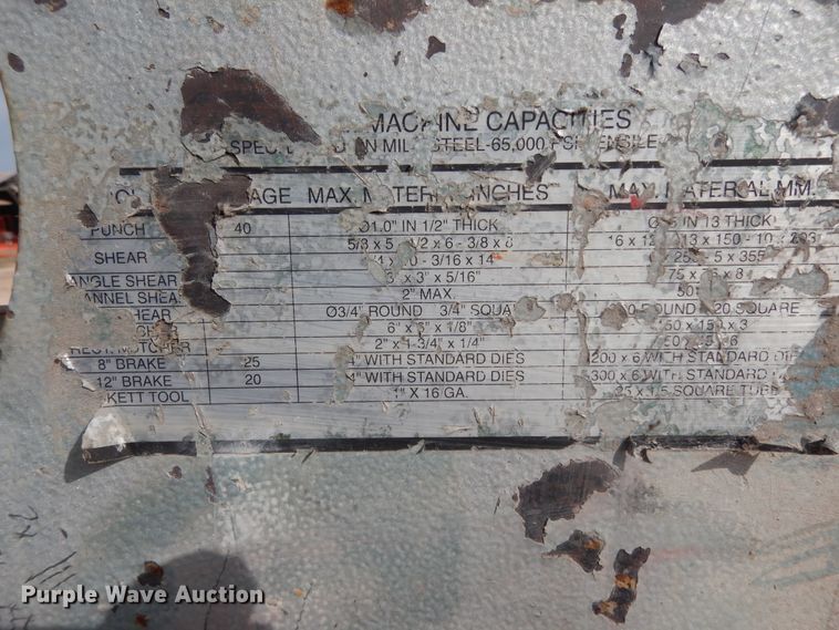 image for item ED9960 Metal shop Tools