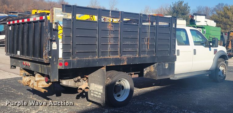 image for item GT9575 2008 Ford F550 Super Duty XL  Crew Cab flatbed truck