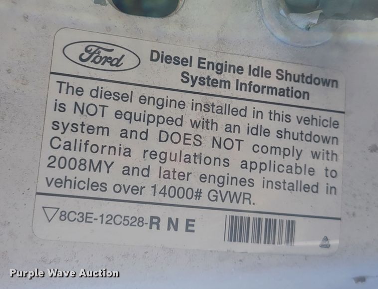 image for item GT9575 2008 Ford F550 Super Duty XL  Crew Cab flatbed truck