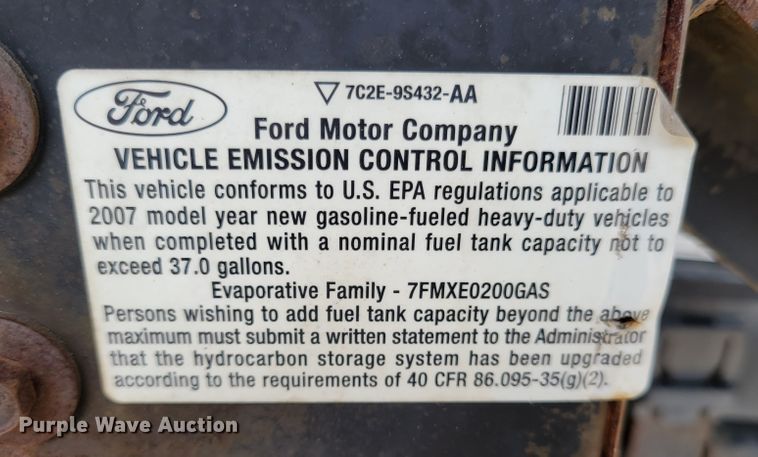 image for item HK9272 2007 Ford E350 Super Duty  delivery truck