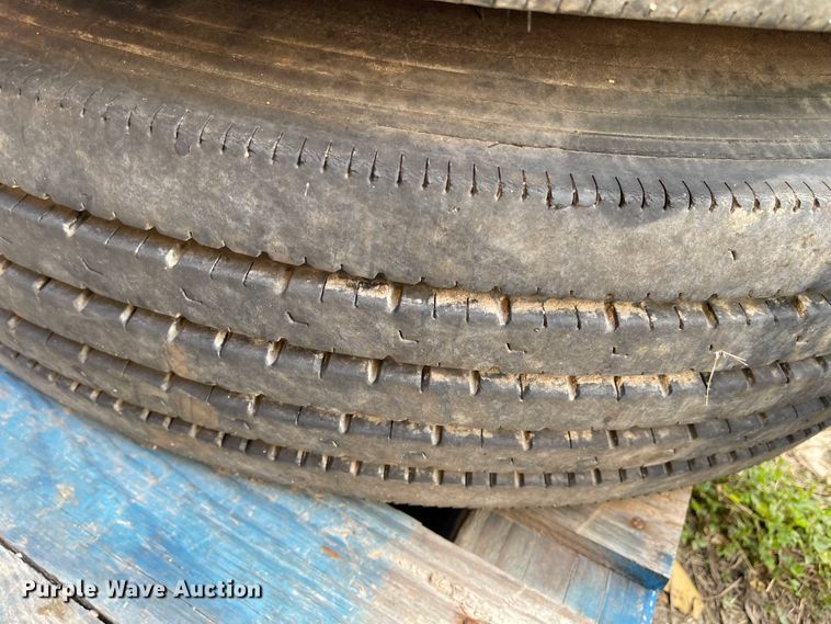 image for item IJ9702 (8) 10R22.5 tires and wheels