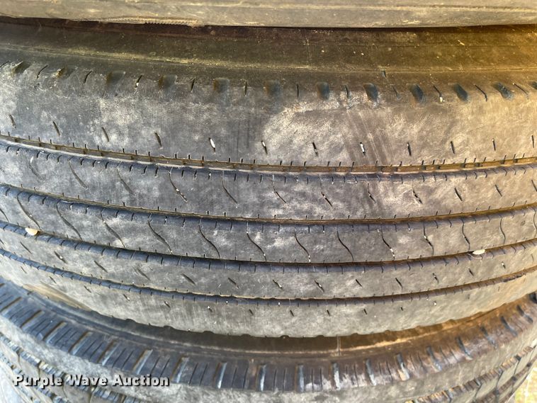 image for item IJ9702 (8) 10R22.5 tires and wheels