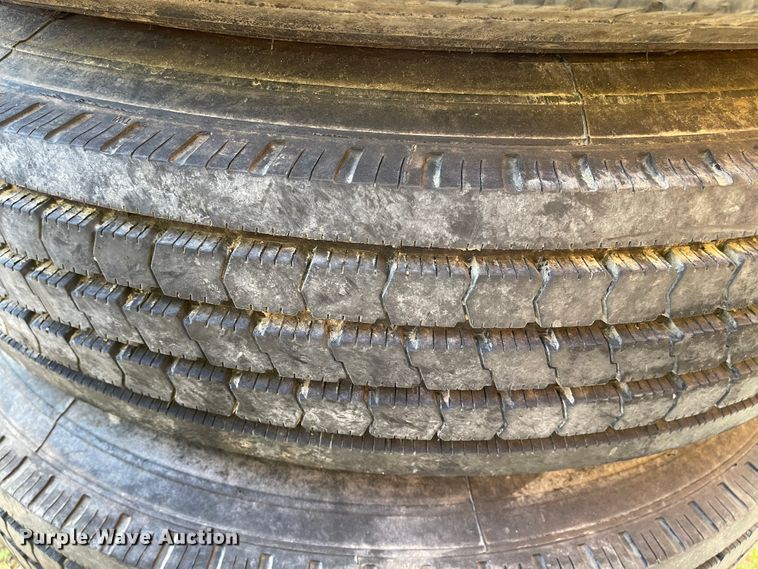 image for item IJ9702 (8) 10R22.5 tires and wheels