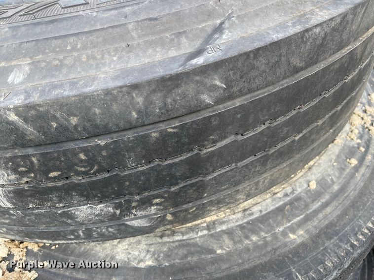 image for item IJ9709 (8) 11R22.5 tires and wheels