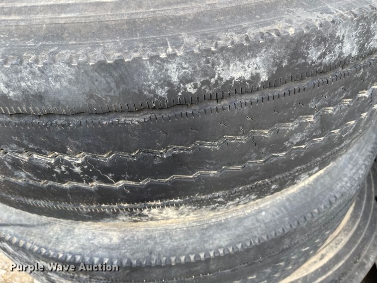image for item IJ9709 (8) 11R22.5 tires and wheels