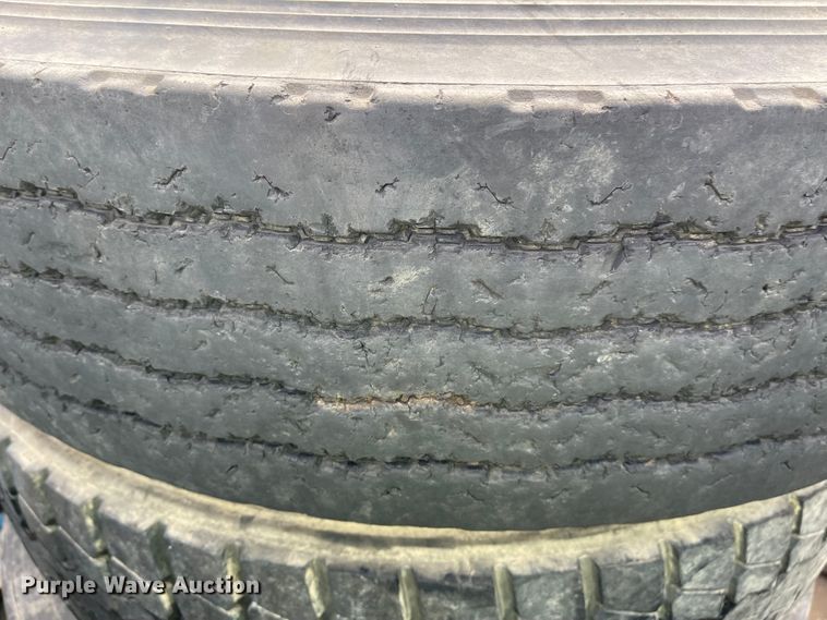 image for item IJ9711 (8) 11R22.5 tires and wheels