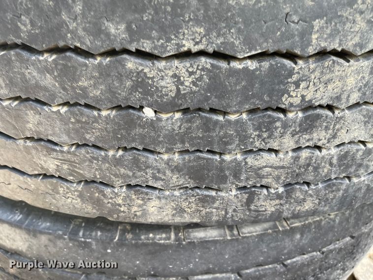 image for item IJ9712 (8) 11R22.5 tires and wheels