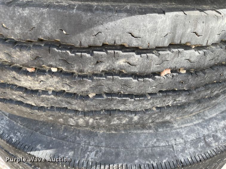 image for item IJ9712 (8) 11R22.5 tires and wheels