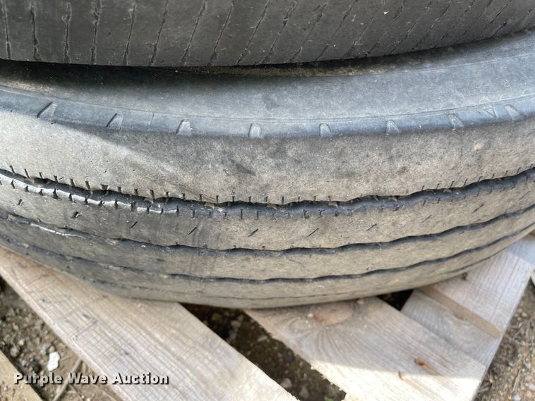 image for item IJ9713 (8) 11R22.5 tires and wheels