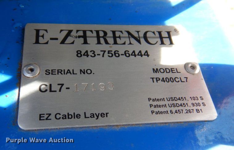 image for item IM9781 EZ Trench TP400CL7 cable installer