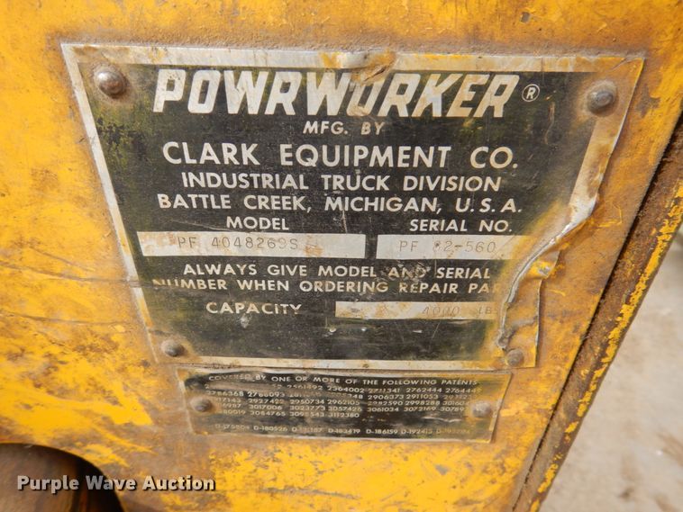 image for item IM9791 Clark PF4048269S  pallet jack