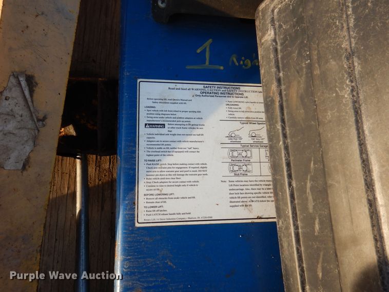 image for item IM9812 US Motors SPOA9-200  two post automotive lift