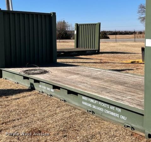 image for item IS9468 Shoals American FR-20-8 flat rack shipping container